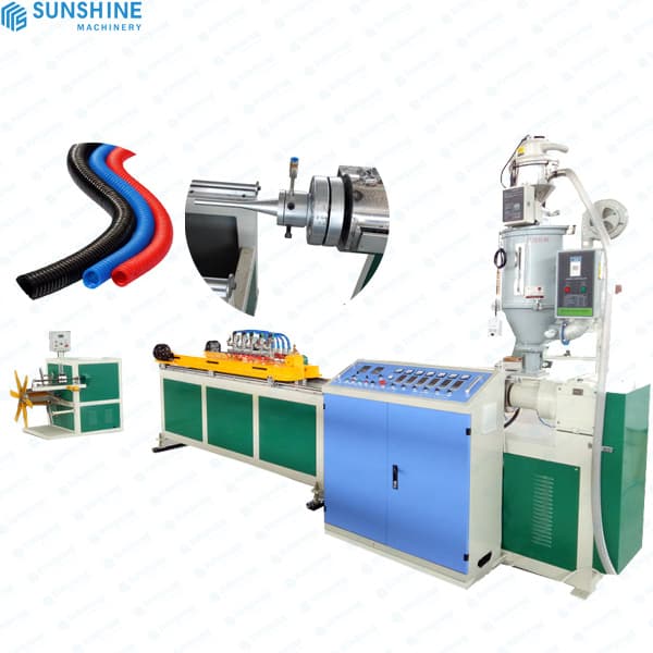 corrugated pipe machine