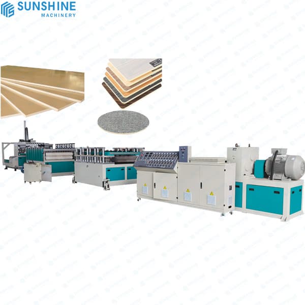 plastic board machine