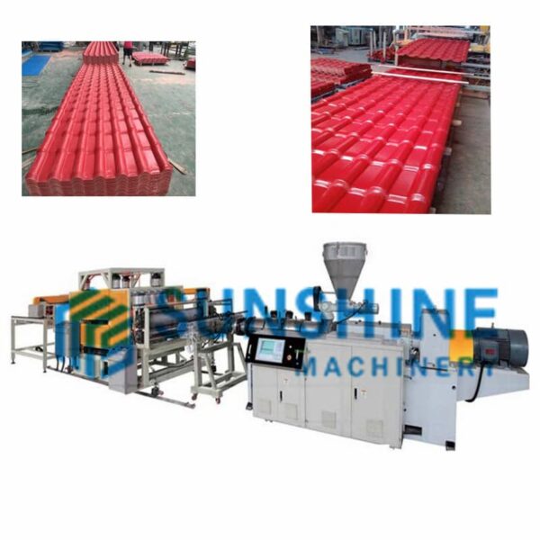 pvc resin tile machine