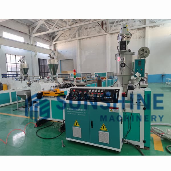 single wall corrugated pipe production line