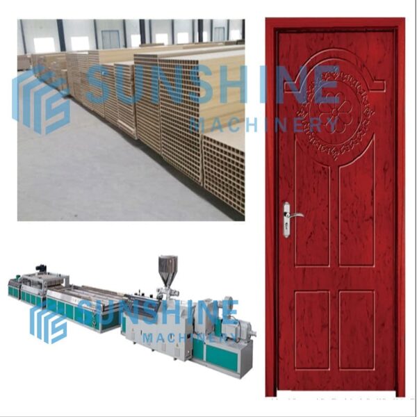 wpc door panel machine