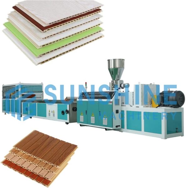 SPC wall panel machine